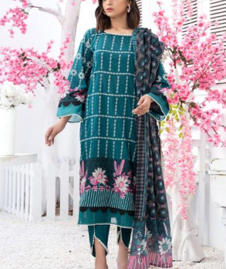 Banafsheh Premium Emb Lawn`21 D#07
