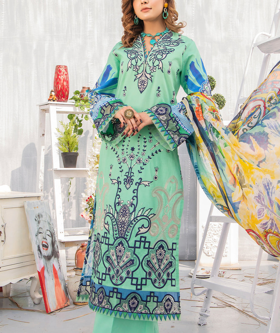Mirha Mehr Lawn`22 (Ufaq)