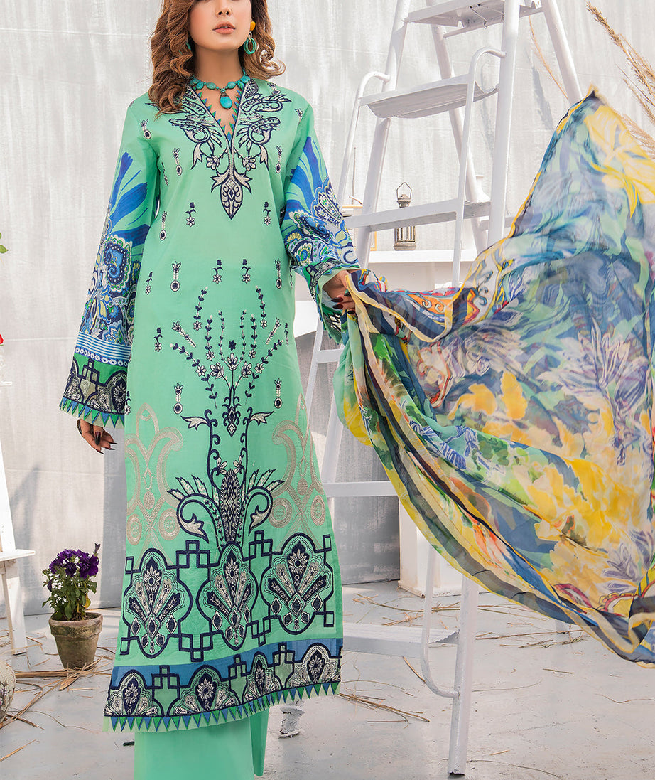 Mirha Mehr Lawn`22 (Ufaq)