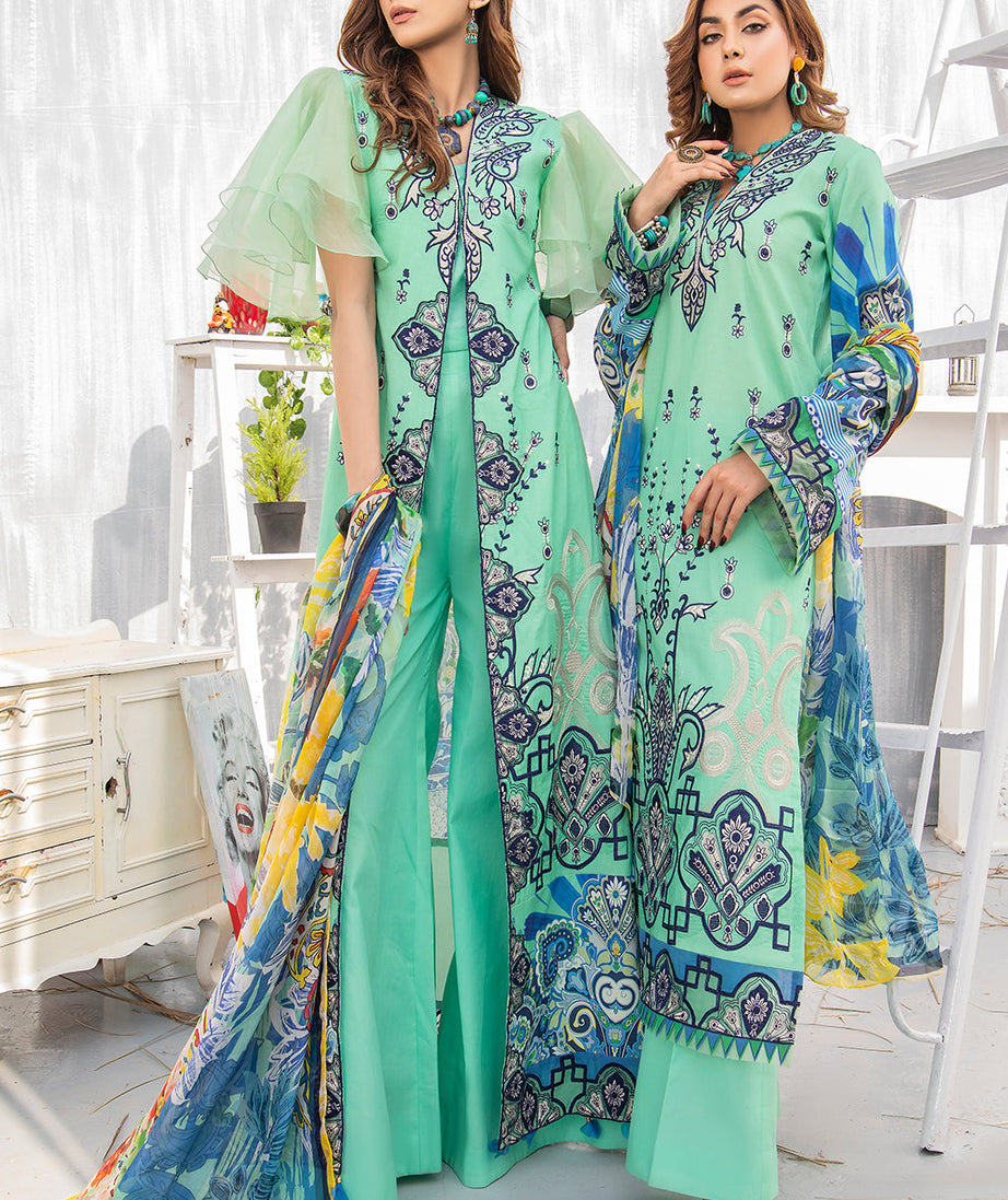 Mirha Mehr Lawn`22 (Ufaq)