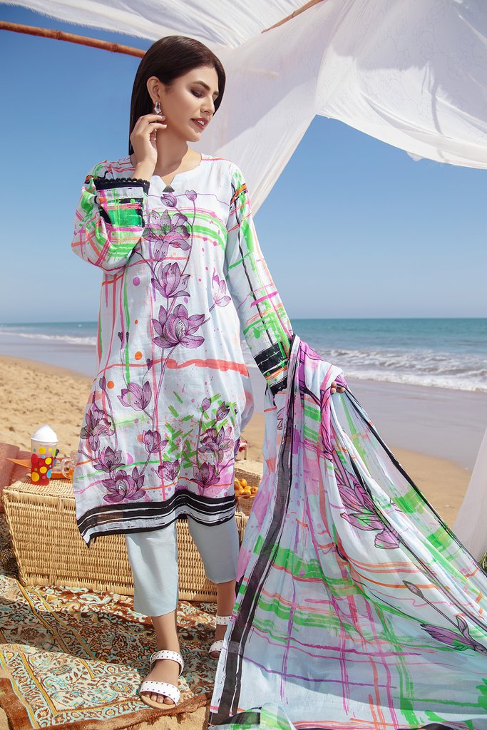 Kataan Summer Lawn`21 (Muted Bars)