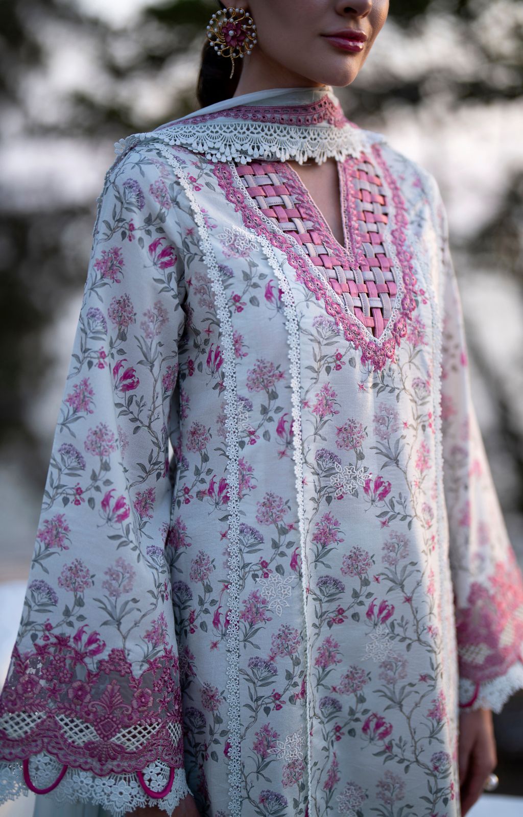 AJR Printkari Lawn`25 AJR#11 Blush
