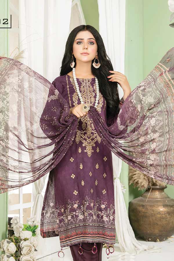 BR Anarkali D Emb Viscose'22 ART#02 Vol#2