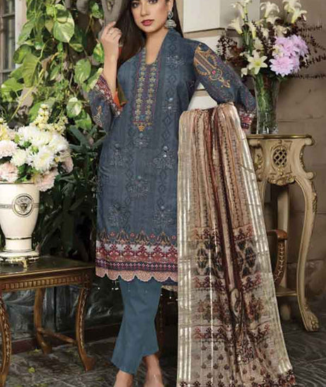BR Aangan Emb Staple Slub`22 D#1