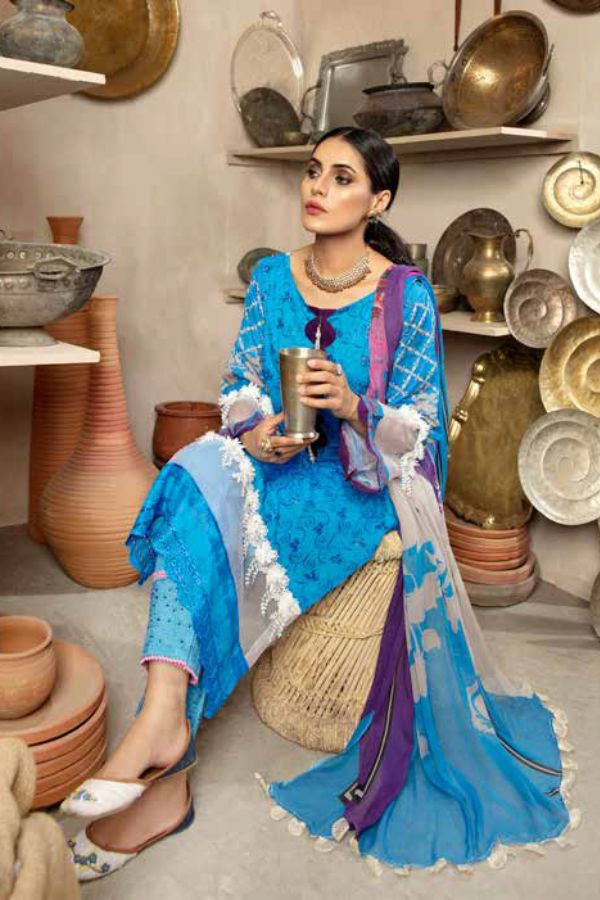 BR Chikankari Lawn`22 BRL#02