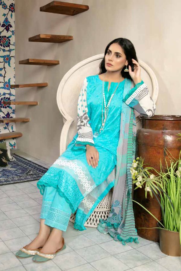 BR Chikankari Lawn`22 BRL#09
