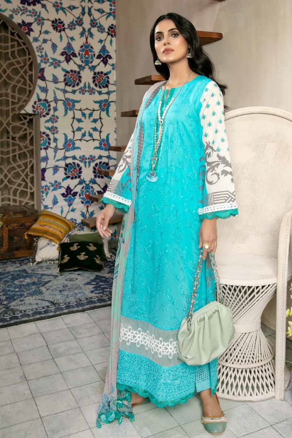 BR Chikankari Lawn`22 BRL#09