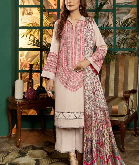 BR Dhanak Emb Linen`21 D#13-C (Vol-2)