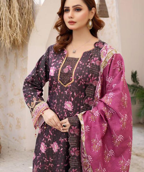 BR Doshaley Emb Khaddar`24 D#03