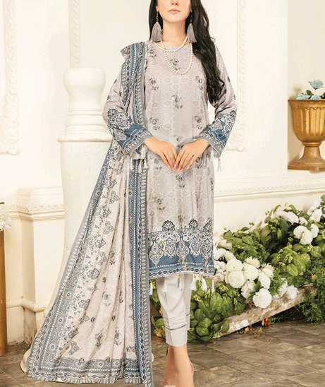 BR Feroza Emb Slub Linen`22 (Vol-1) D#03