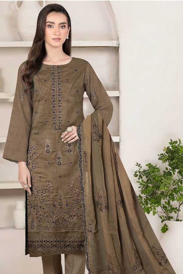BR Jalwa Premium Lawn`26 (Vol-58) D#1 (Camel)