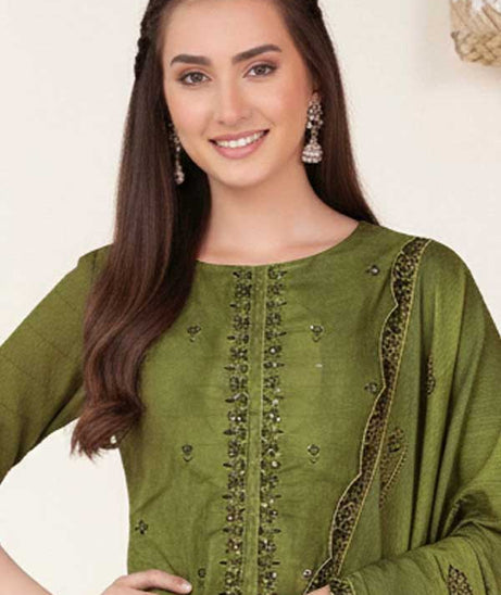 BR Jalwa Premium Lawn`26 (Vol-58) D#1 (M Green)