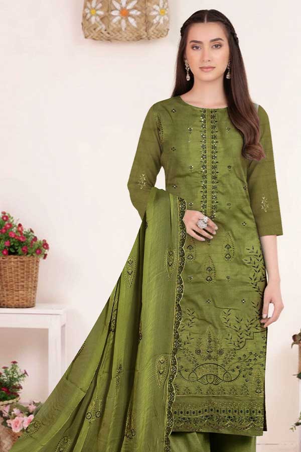 BR Jalwa Premium Lawn`26 (Vol-58) D#1 (M Green)