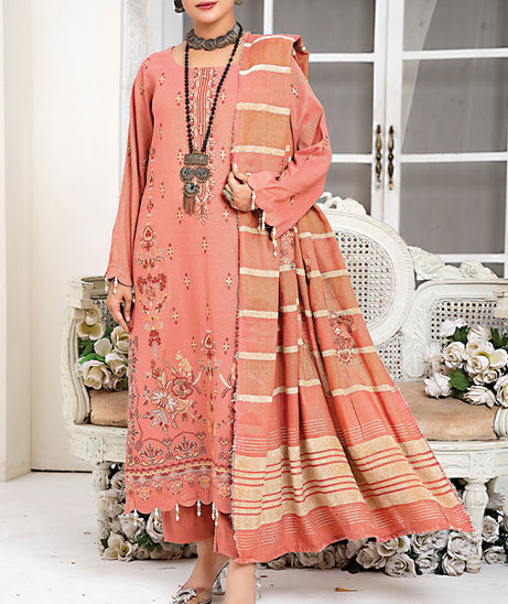 BR Jhalak Emb Fancy Peach'24 D#3
