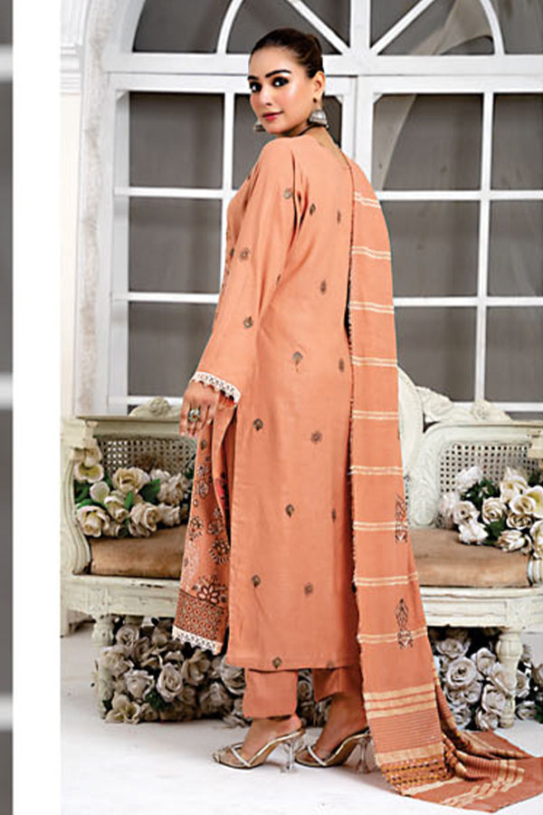 BR Jhalak Emb Fancy Peach'24 D#6