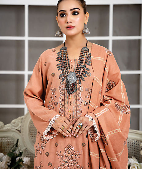 BR Jhalak Emb Fancy Peach'24 D#6