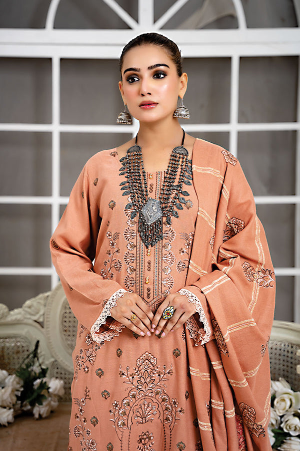 BR Jhalak Emb Fancy Peach'24 D#6