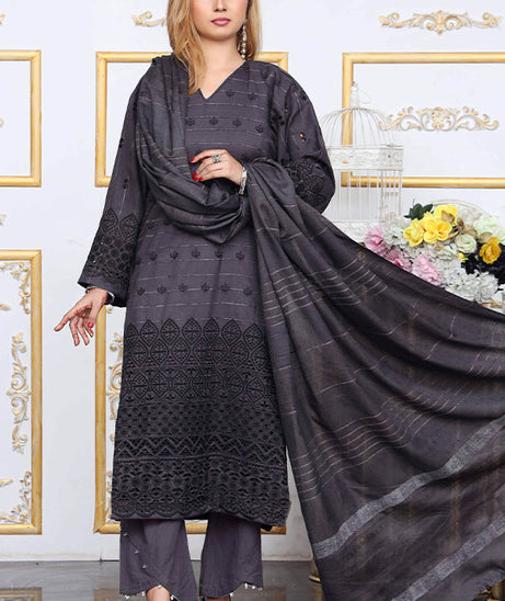 BR Khushi Velvet Dhanak`23 (D Grey)