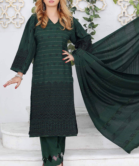 BR Khushi Velvet Dhanak`23 (Green)