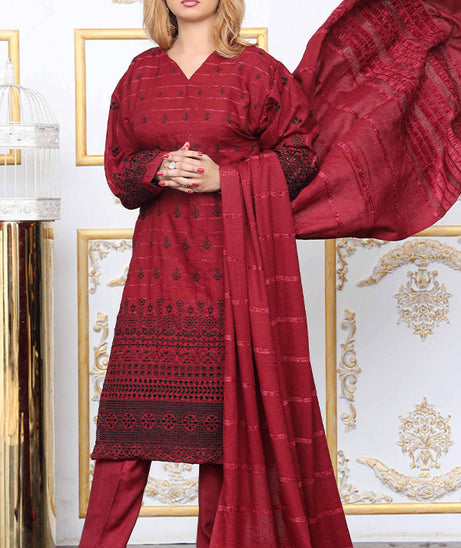 BR Khushi Velvet Dhanak`23 (Maroon)