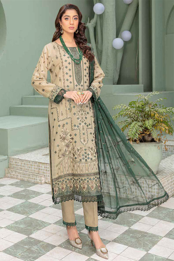 BR Manzil Emb Swiss Lawn'24 D#1