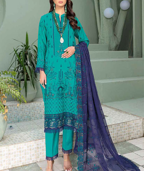BR Manzil Emb Swiss Lawn'24 D#4