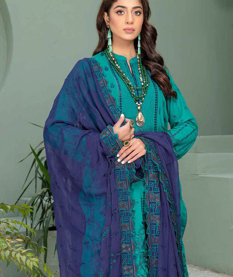 BR Manzil Emb Swiss Lawn'24 D#4