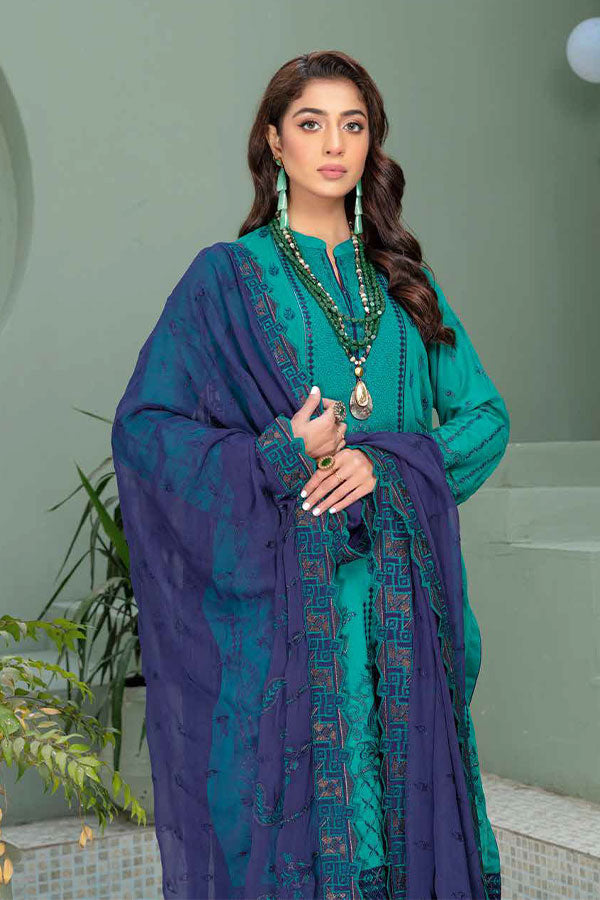 BR Manzil Emb Swiss Lawn'24 D#4