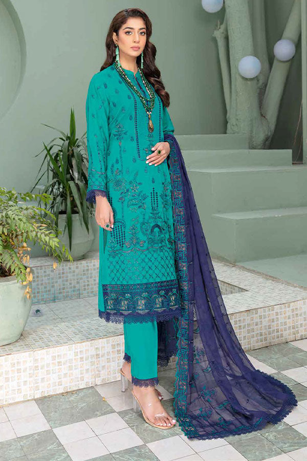 BR Manzil Emb Swiss Lawn'24 D#4