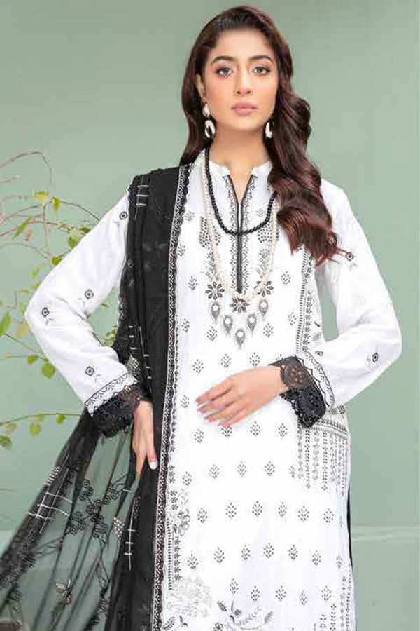 BR Manzil Emb Swiss Lawn'24 D#5