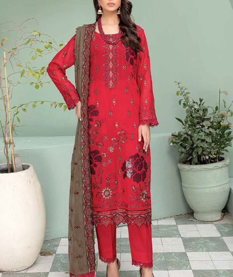 BR Manzil Emb Swiss Lawn'24 D#6