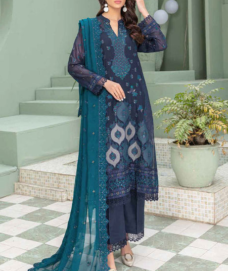 BR Manzil Emb Swiss Lawn'24 D#8