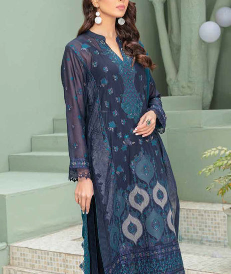 BR Manzil Emb Swiss Lawn'24 D#8