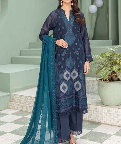 BR Manzil Emb Swiss Lawn'24 D#8