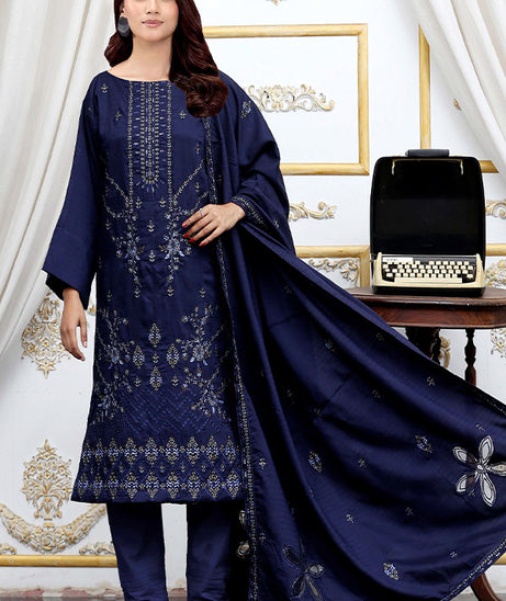 BR Rang-e-Hayat Viscose`25 (Vol-35) Nevy Blue