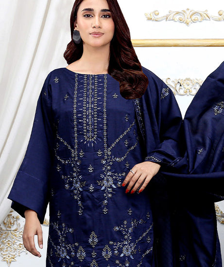 BR Rang-e-Hayat Viscose`25 (Vol-35) Nevy Blue