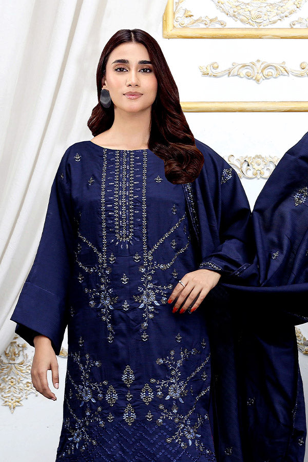 BR Rang-e-Hayat Viscose`25 (Vol-35) Nevy Blue