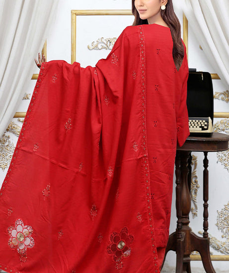 BR Rang-e-Hayat Viscose`25 (Vol-35) Red