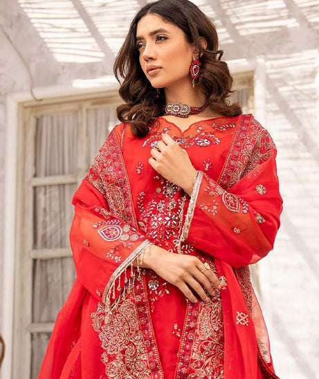 BR Shehnai Fancy Emb Organza`24 D#05
