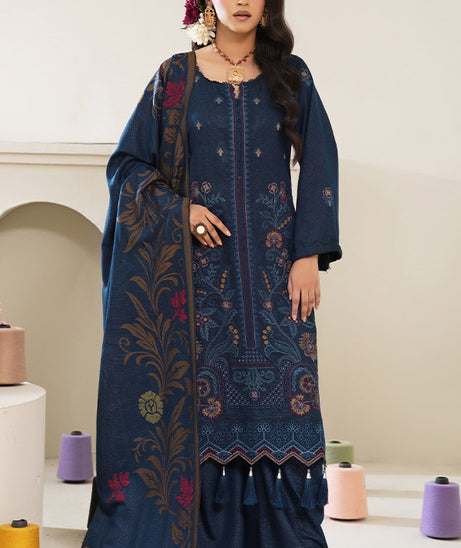 BR Zaryab Chamki Emb Peach`26 D#01