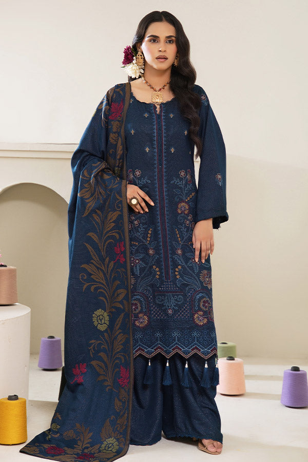 BR Zaryab Chamki Emb Peach`26 D#01