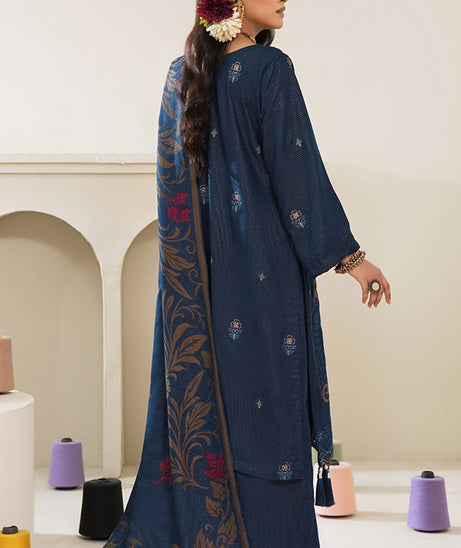 BR Zaryab Chamki Emb Peach`26 D#01