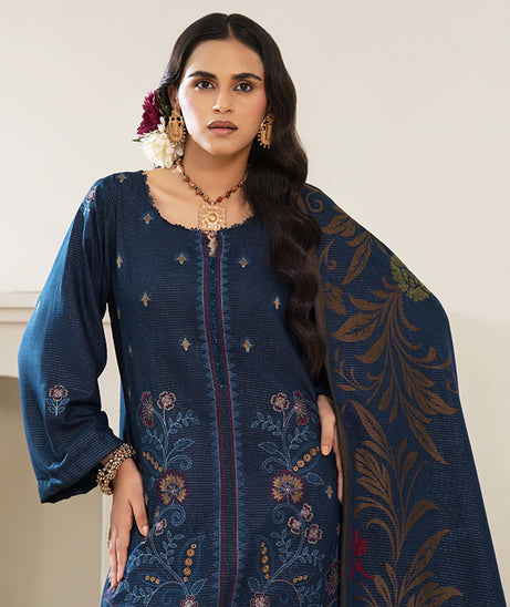 BR Zaryab Chamki Emb Peach`26 D#01