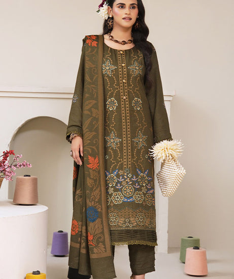 BR Zaryab Chamki Emb Peach`26 D#02