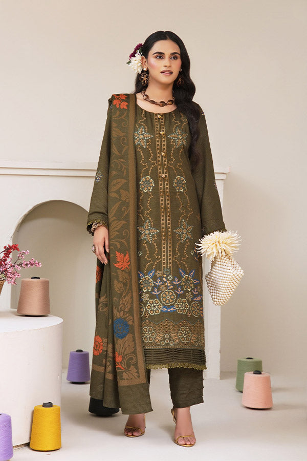 BR Zaryab Chamki Emb Peach`26 D#02