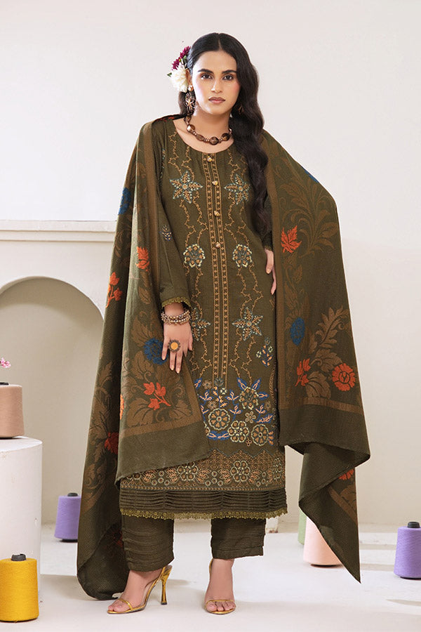 BR Zaryab Chamki Emb Peach`26 D#02