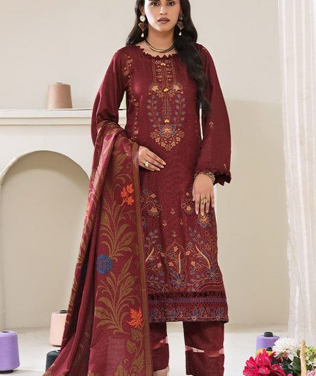 BR Zaryab Chamki Emb Peach`26 D#03