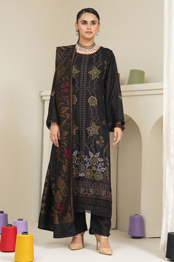 BR Zaryab Chamki Emb Peach`26 D#04