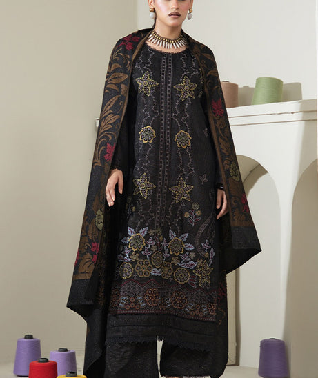 BR Zaryab Chamki Emb Peach`26 D#04