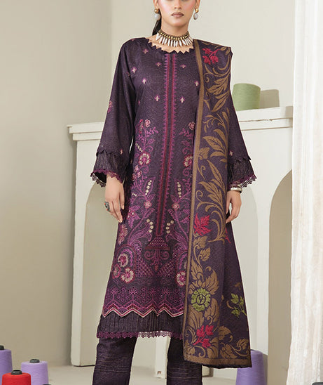 BR Zaryab Chamki Emb Peach`26 D#05